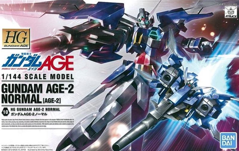 Gundam Gunpla HG 1/144 10 Gundam Age-2 Normal
